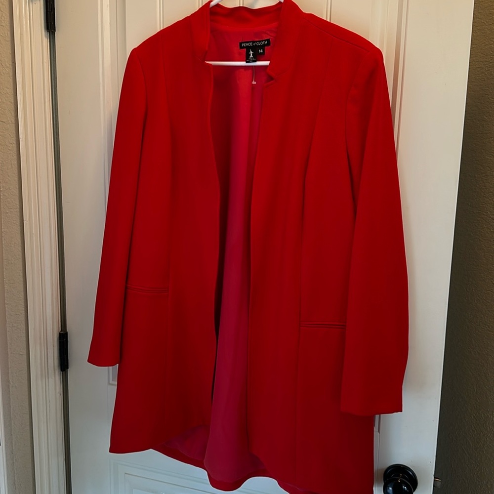Gorgeous Red blazer. New without tags ‼️